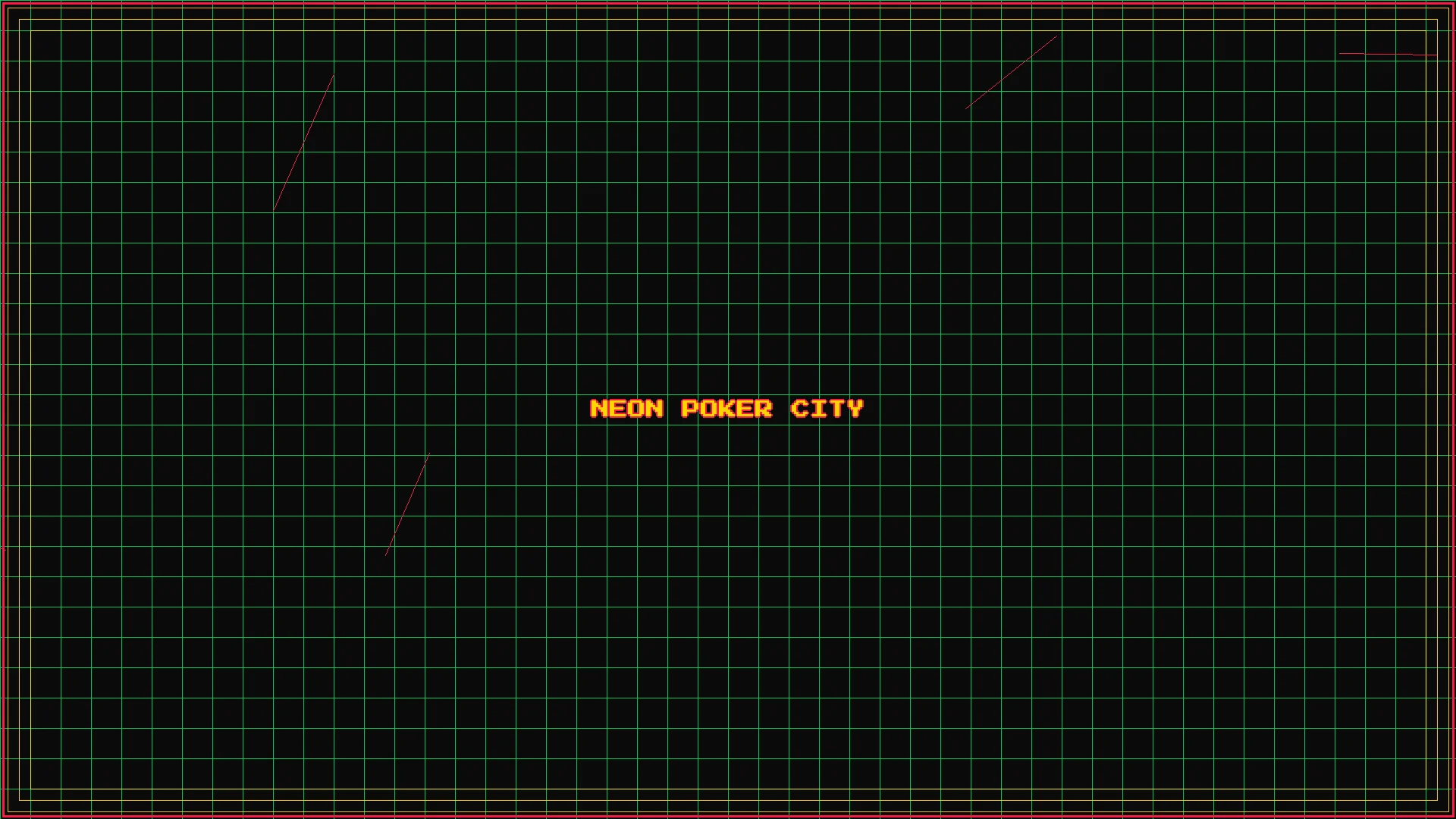 棋牌 霓虹扑克赛博不夜城全景